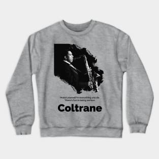 John coltrane cartoon Crewneck Sweatshirt